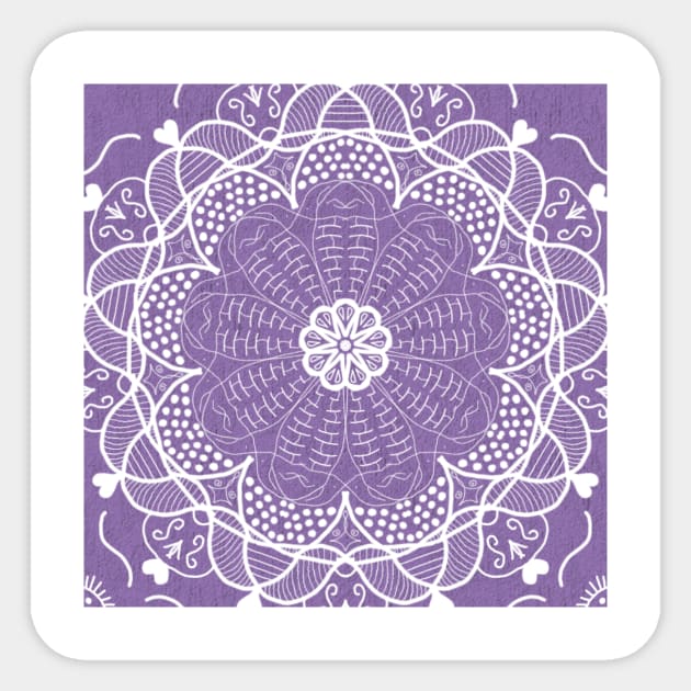 Purple Haze Mandala Sticker by beyondce